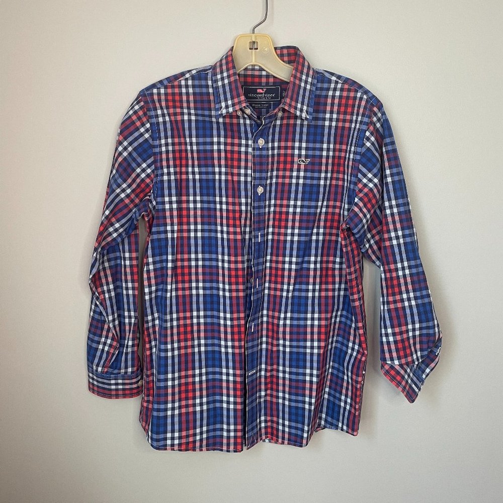 Vineyard Vines boys button down size medium 12-14
